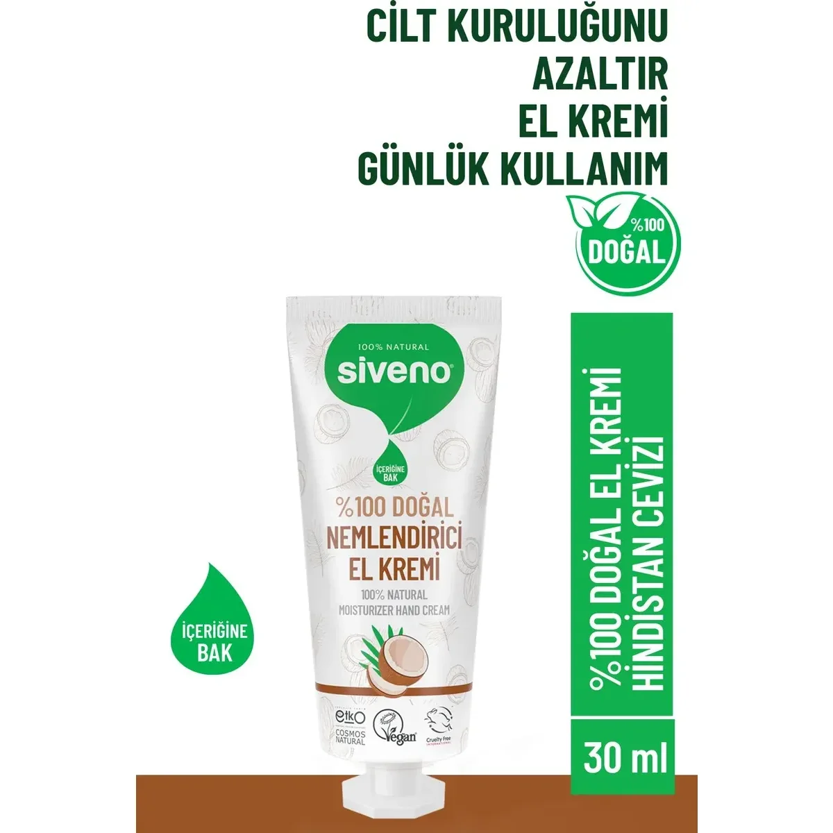 Siveno Doğal El Kremi