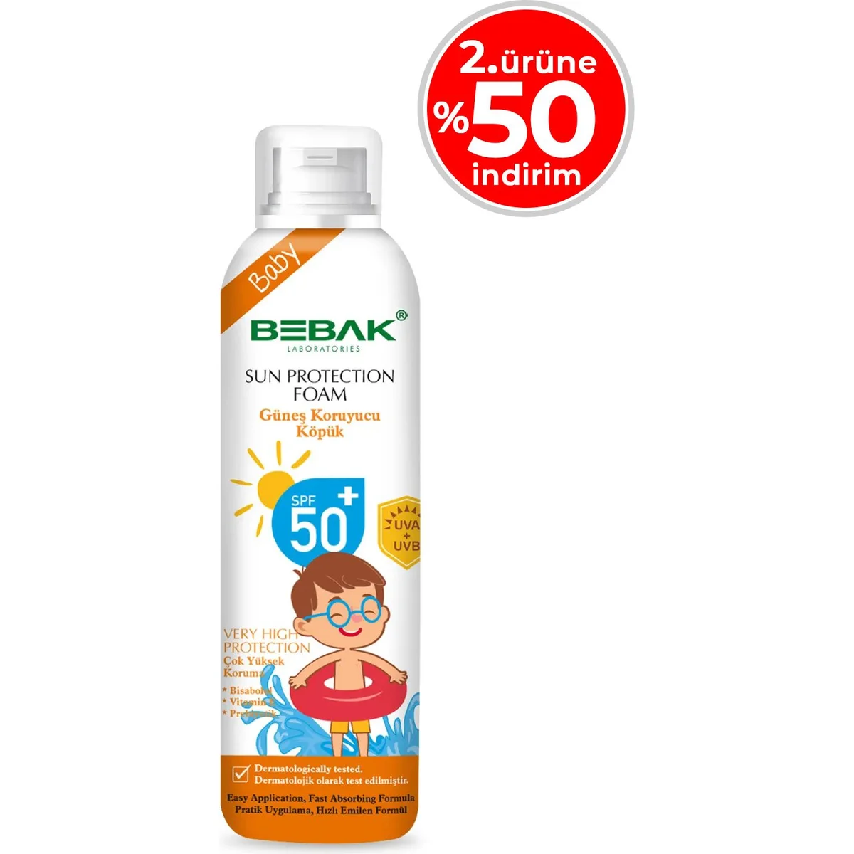 Bebak Sun Protection Fluid SPF50+