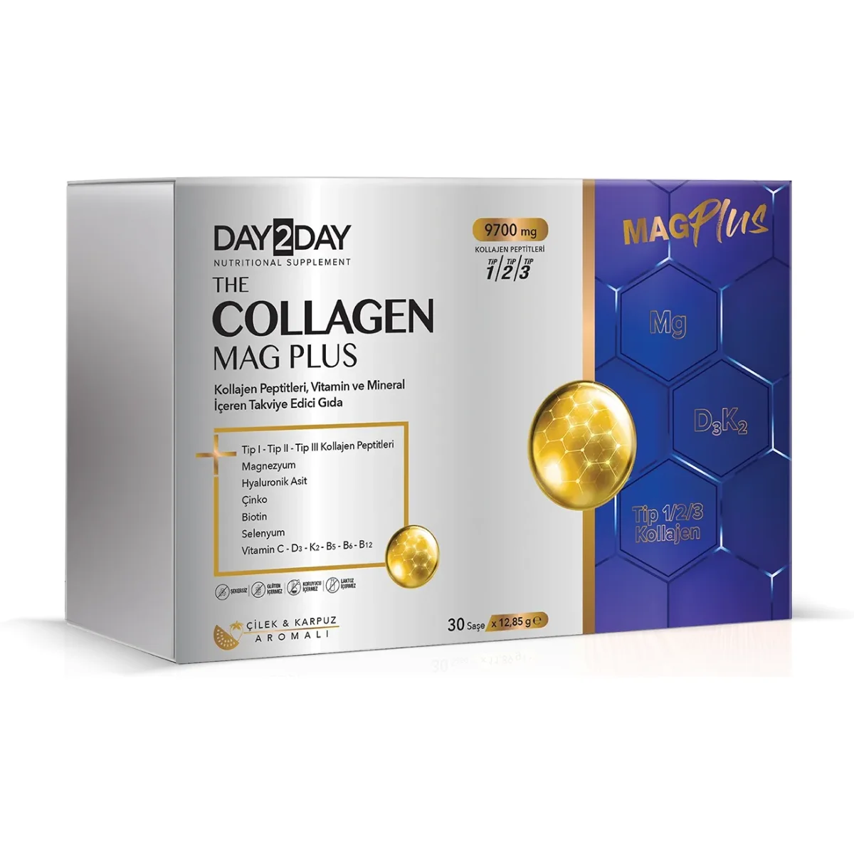 Day2Day The Collagen Mag Plus 30 Saşe
