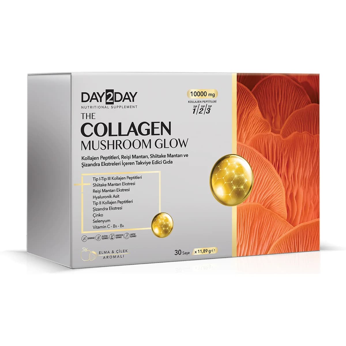 Day2Day The Collagen Mushroom Glow 30 Saşe