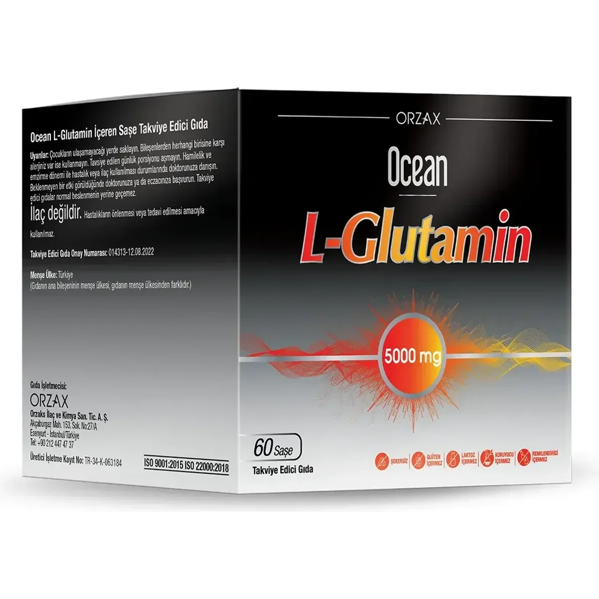Ocean L-Glutamin Saşe 5000 mg