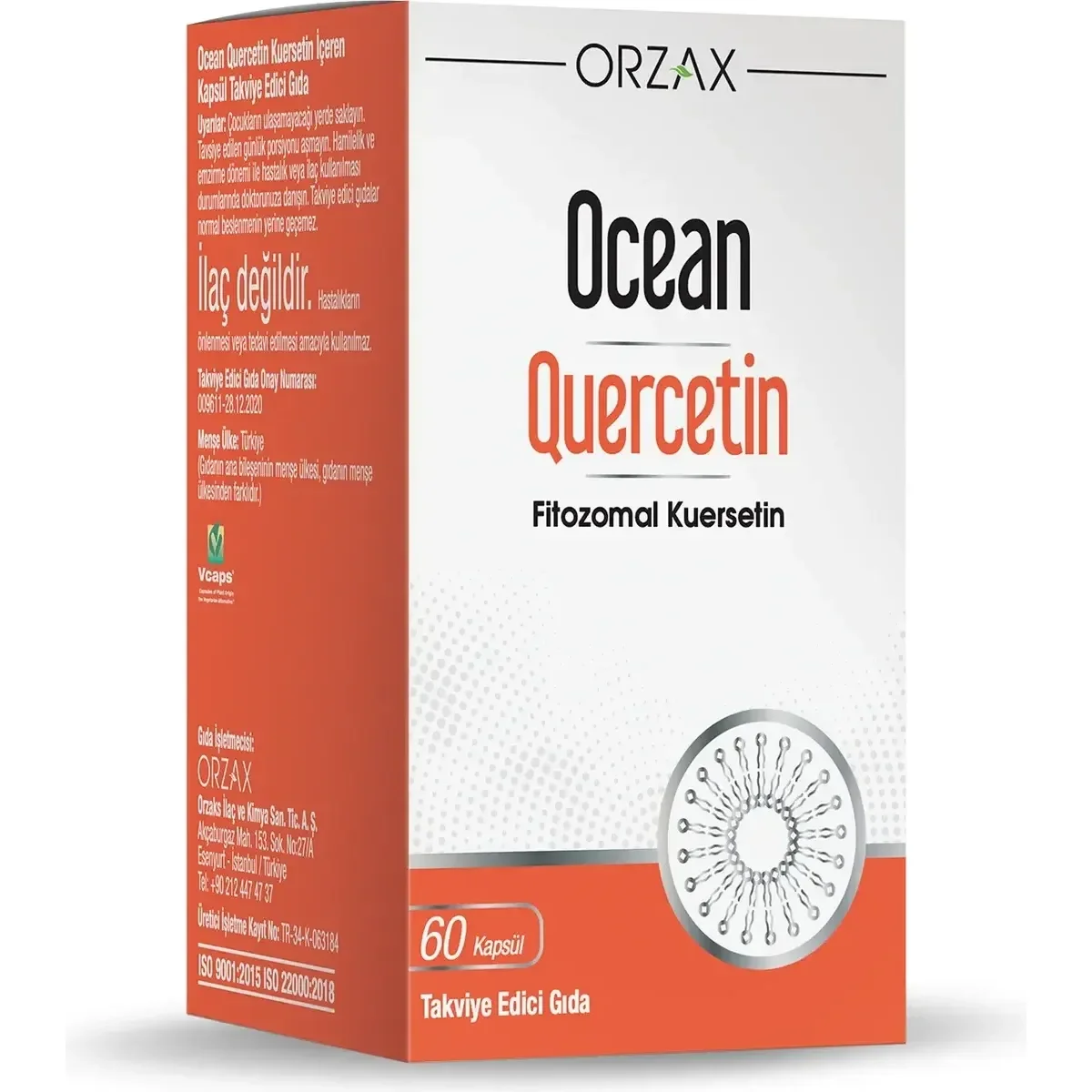 Ocean Quercetin 100 mg Kapsül