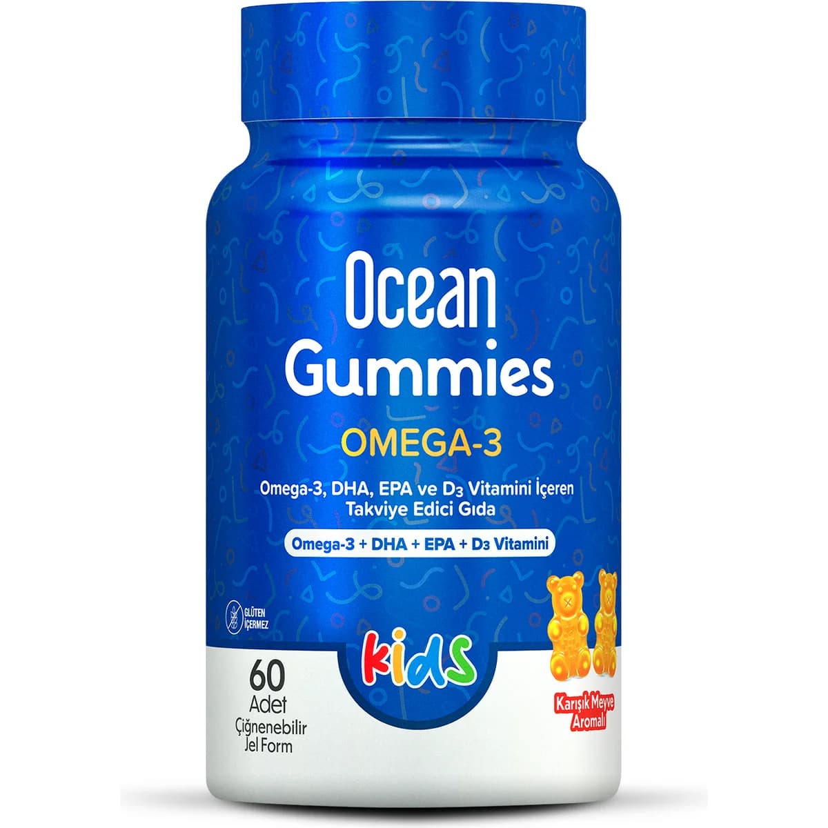 Ocean Gummies Omega-3 Kids 30 Jel