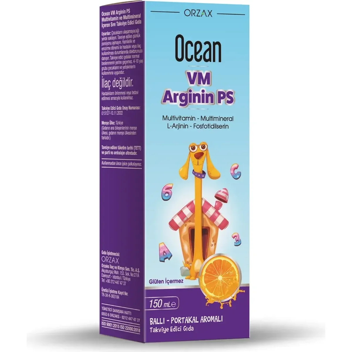 Ocean VM Arginin PS Likit 150 ml