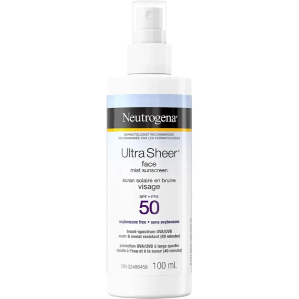 Neutrogena Ultra Sheer Face Mist SPF50 - detay