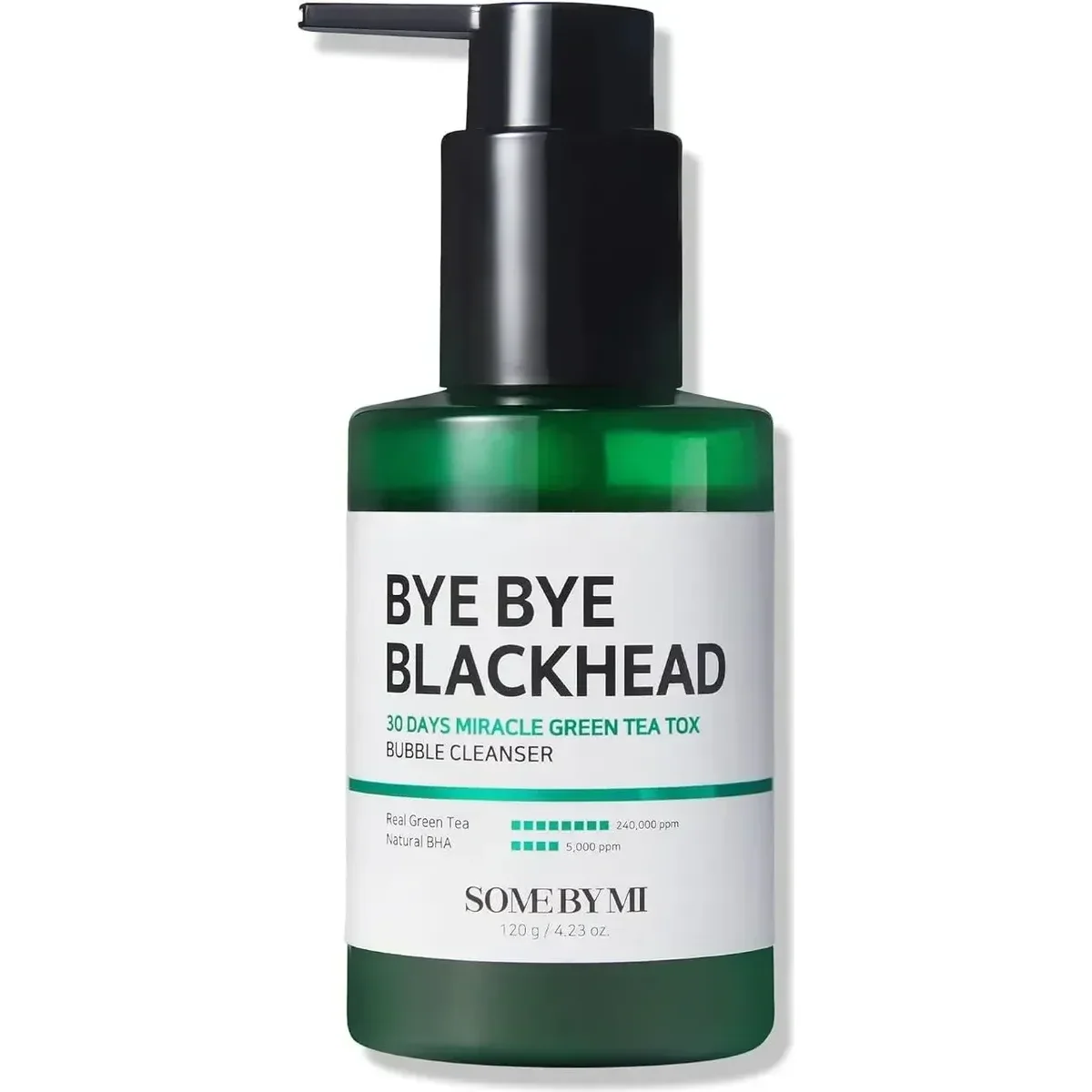 Some By Mi Bye Bye Blackhead 30 Days Miracle Green Tea Tox Bubble Cleanser