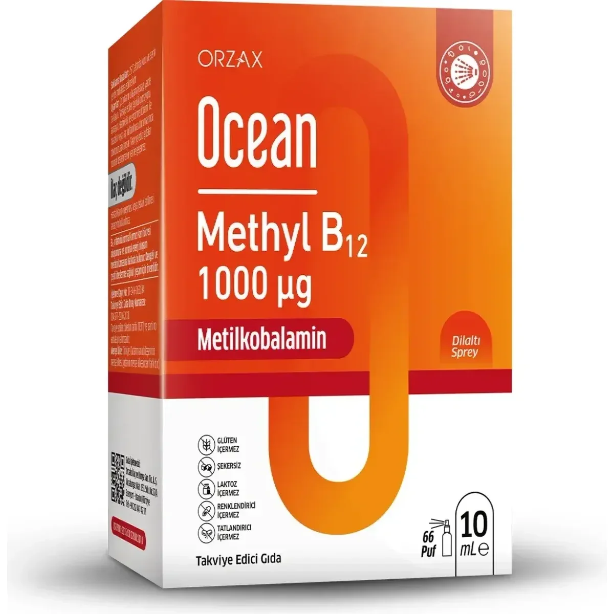 Ocean Methyl B12 1000 µg 10 ml Sprey