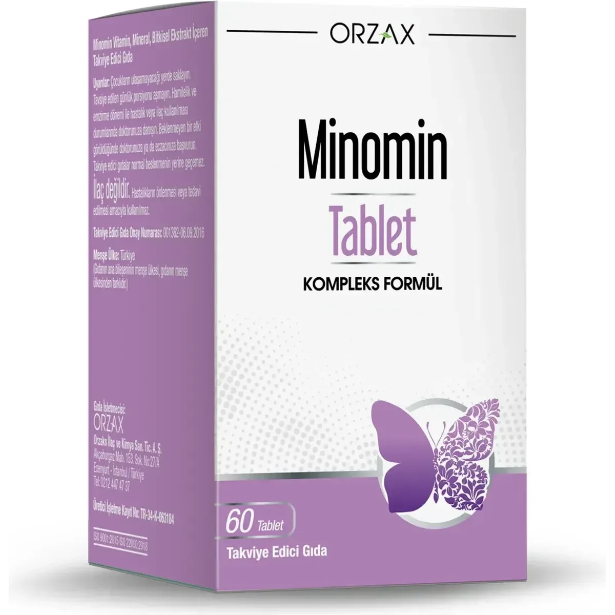 Orzax Minomin 60 Tablet