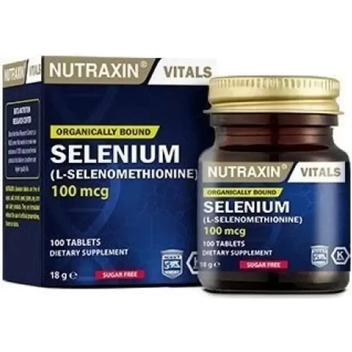 Nutraxin Selenium 100 Tablet (Selenyum) - Mineral İçeren Vitamin Takviyesi - NUTRAXIN.